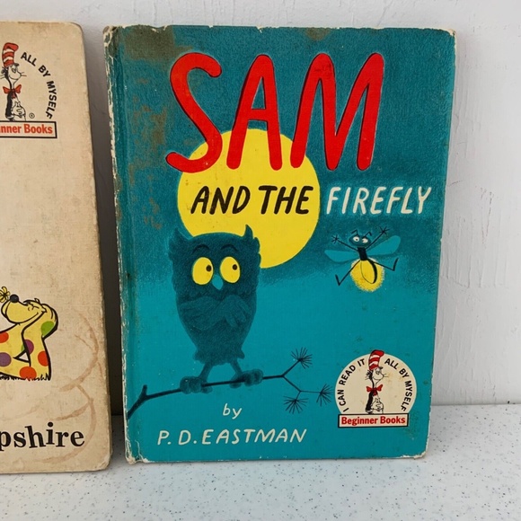 Set of Two Vintage 1950s Cat In The Hat I Can Read Children's Books - Picture 3 of 13